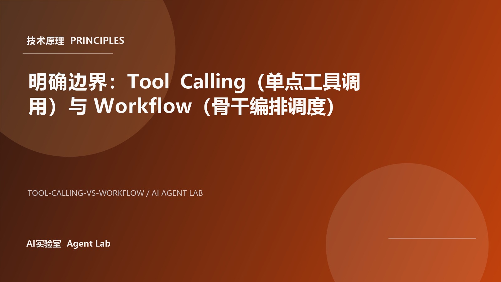 明确边界：Tool Calling（单点工具调用）与 Workflow（骨干编排调度） 封面图